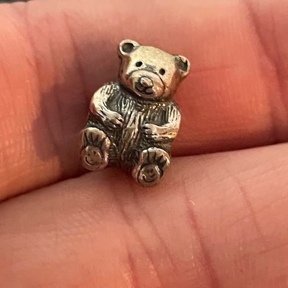 Pandora Teddy Bear Bracelet Charm - Picture 8 of 9